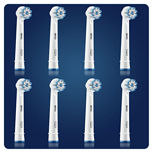 Oral-B Sensitive Clean Replacement Brush Heads x 8 Original Refill for Electric Toothbrush, White, 200 gram - image 3