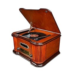 NCRD Système stéréo Plate-tôle Classique en Bois avec Connexion Bluetooth, Lecteur d’enregistrement Vinyle, Haut… - Les Beatles, Paul McCartney, John Lennon, RIngo Starr, George Harrison