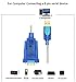 DTECH 10 Feet USB 2.0 to RS232 DB9 Serial Port Adapter Cable with FTDI Chipset Supports Windows 11 10 8 7 and Mac Linux