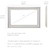 22inch Mirror Smart TV for Bathroom 1080P WebOS (ATSC Tuner) with Antique Deco Frames,2026 Model(22, TV with Ivory Frame)