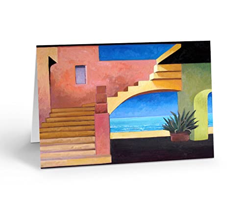 Image of Stonehouse Collection | Variety of 10 Mexico Note Cards | Mexico | USA Made | Set of 10 Blank Note Cards (Assorted)