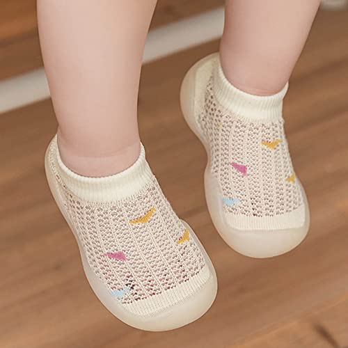 Shoes for Kids,Shoes for Kids Sock Shoes Anti-Slip Fuzzy Slipper Breathable Home Boy Shoes 0-3 Years4