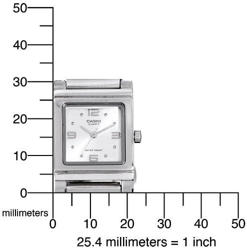 Casio Women's LTP1237D-7A Silver-Tone Shell White Dial Watch - Image 2