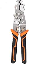 Magnova 28 in1 Electrical Wire Stripper Plier,8-inch Multifunctional Cable Stripping, Cutting, Crimper, Splitting, Shearing, Wrench, Electrician Wiring Hand Plier Tool (28 in 1 Wire Stripper Pliers)