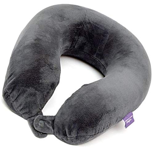 Image of VIAGGI U Shaped Memory Foam Travel Neck Super Soft Orthopedic Cervical Pillows - Grey