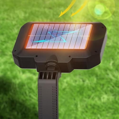 Luz solar clip exterior impermeable con 3 modos para valla patio balcon 7
