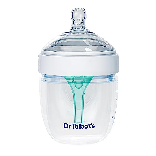 Dr. Talbot's Silicone Anti-Colic Bottle - Self-Sterilizing Baby Bottle for Newborns - 5 oz - White