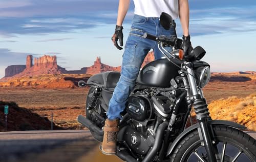 Motorcycle Riding Pants for Men with Armor, Motorcycle Pants Mens -Motorcycle Jeans for Men