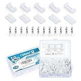 CQRobot JST PH 2,0 mm Tonhöhe 5-Polige/6-Polige/7-Polige Steckverbinder IC Männlich Stecker, Weiblich Buchsengehäuse und T-Crimp-Klemme.90 Sätze/730 Teile Kabel-Platine-Adapterkabelbaugruppe.
