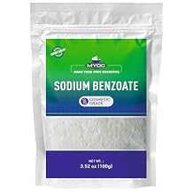Sodium Benzoate 100 g / 3.52 oz - Cosmetic Grade Preservative Powder for Lotions, Shampoos, Serums & DIY Personal Care Formulations
