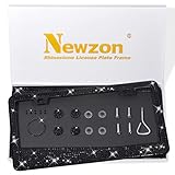 Bling License Plate Covers & Frames for Women,Premium Glass Rhinestones License Plate Frame, Sparkly