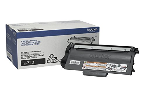 Tinta Y Tóner, Office Product Brother TN-720 (TN720) Cartucho de tóner láser Negro, Paquete de 2