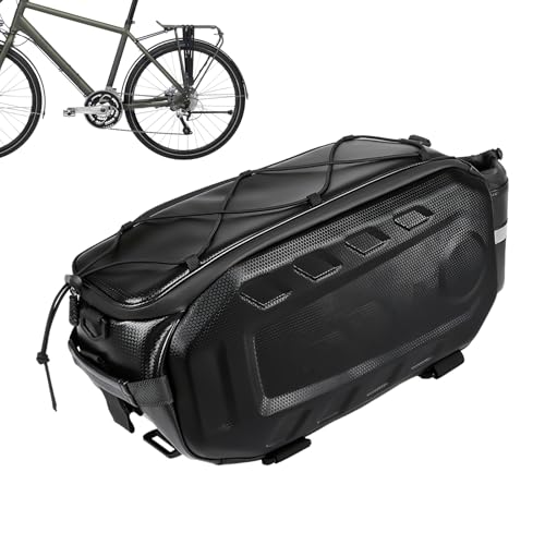 Genérico Bolso De Sillín | Alforjas Impermeables De 17 litros con Correa De Hombro - De Portaequipajes - para Deportes De Montaña, Motociclismo, Camping, Ciclismo,