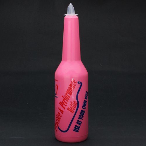 Flair Bartender Bartending Practice Bar Pub Bottiglia Wine Shaker - Rosa
