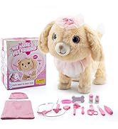 KBIBCK Interaktiver Welpe Hund Spielzeug - Läuft Und Bellt Für Kinder Ab 3