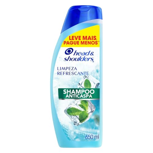 Head & Shoulders Shampoo Anticaspa Limpeza Eficaz Limpeza Profunda e Refrescância 650 ml