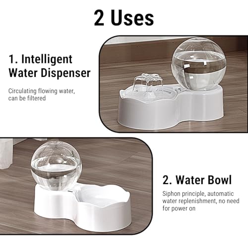 Fuente de agua automática para mascotas Pssopp miniatura 5