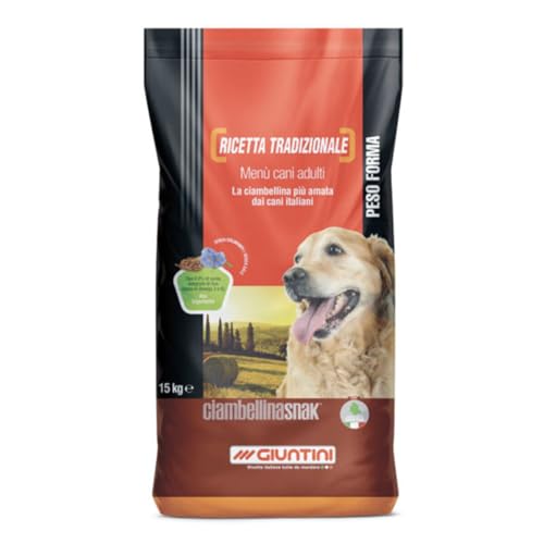 CIAMBELLINA SNAK - MANGIME COMPLETO CANI ADULTI 1 PZ X 15 KG