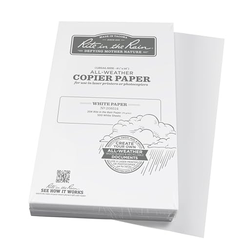 Papier anti humidité Rite in the Rain lot 500 feuilles format long