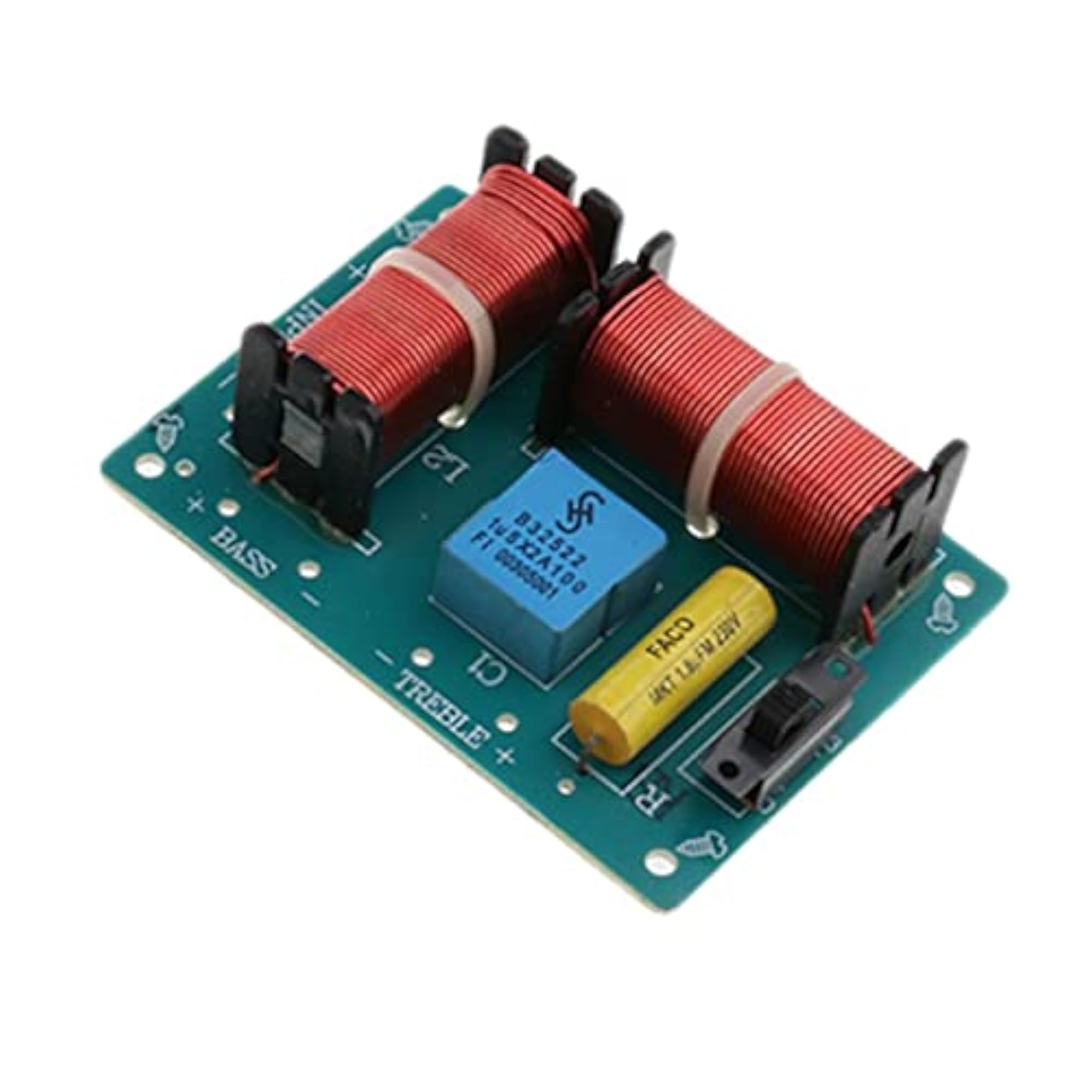 80W High-Low 2 Way HiFi Speaker Crossover Filters, 1 Piece