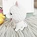 Pwenjofy Resin Bobbing Head Dog Figurines Mini Bobblehead Puppy for Home Office Desk Car Dashboards Decor Ornaments (Samoyed)