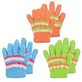 【Warme Wintergeschenk】Diese Winterstrickhandschuhe eignen sich für die meisten Kinder Mädchen Jungen, warm und bequem, niedliche Erscheinungen, helle Farben, die leicht die Aufmerksamkeit Ihrer Kinder auf sich ziehen. Perfekte Geschenkwahl für Ihre Tochter, Nichte, Enkelin, Freunde Kinder als Urlaubsgeschenk, Weihnachtsgeschenke, Geburtstagsgeschenke, Neujahrsgeschenke, etc.