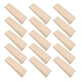 Kisangel 15 Stück Holzaxtkeile Ersatzset Axtstielkeile aus Hartholz Verstärkende Griffkeile für Spaltaxt und Hammer Befestigung für Gartenwerkzeuge Einfache Montage Langlebig