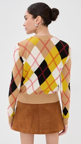 Marc Jacobs Women's Preppy Daisy Argyle Crewneck4