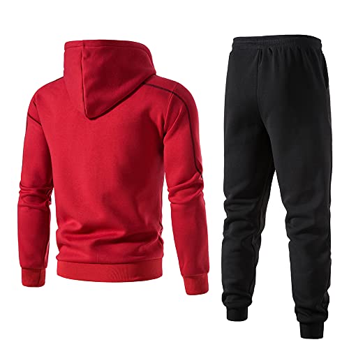 Sifosvo Mens Sweatsuits Sets Men's Tracksuits Zipper Hoodies For Men Jogging Suits Sets With Multi Pockets #TOP1