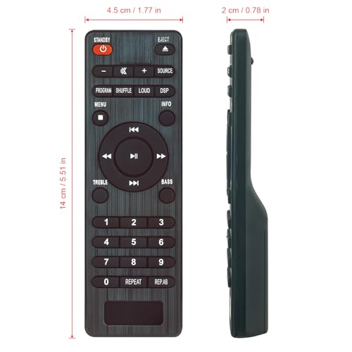 Mando XL-B512 de repuesto para recuperar el control de tu Sharp Micro Component System 2