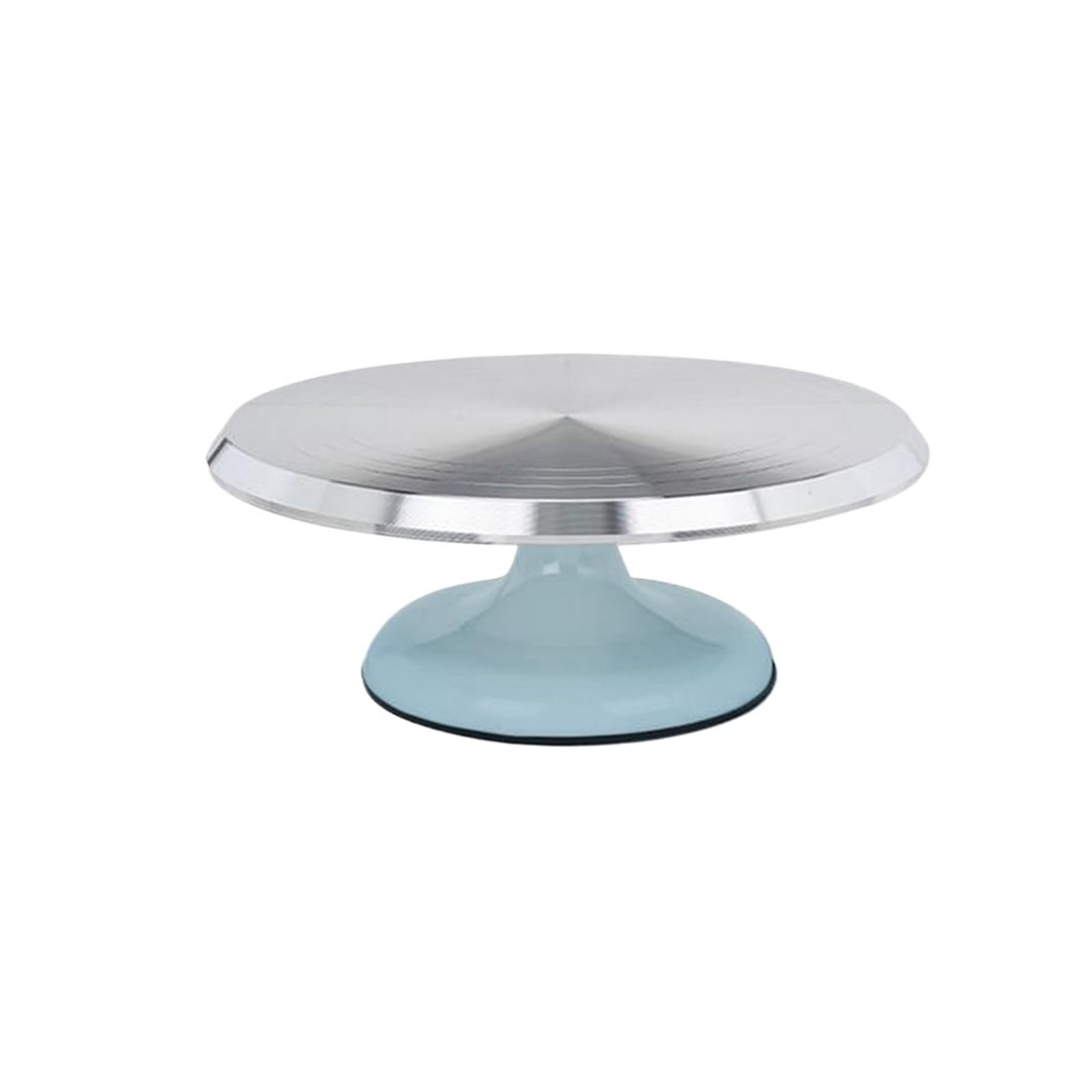 Giradischi for torte da 10 pollici, giradischi for decorare , teglia antiscivolo in lega di alluminio, strumento cottura rotondo for la raccolta Per La Preparazione Di Torte(Green)