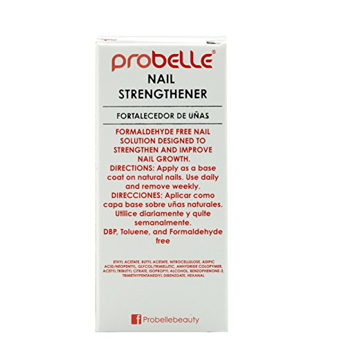 Probelle Nail Strengthener, Nail Strengthening Treatment, Nail Growth And Repair, Stops Peeling, Splits, Chips, Cracks, And Strengthens Nails (0.50 Ounces, 1) #TOP1