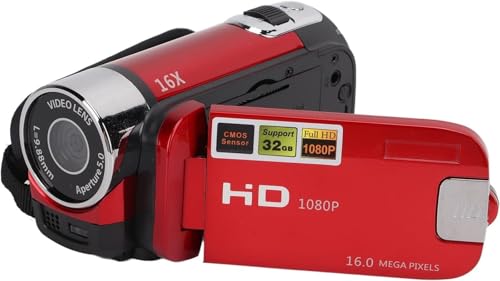 Caméscope portable 16 MP avec capteur CMOS et flash intégré interface USB