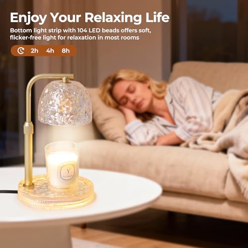 52% Off Lsctiff Candle Warmer Lamp - Adjustable Height, Dimmable - Image 4
