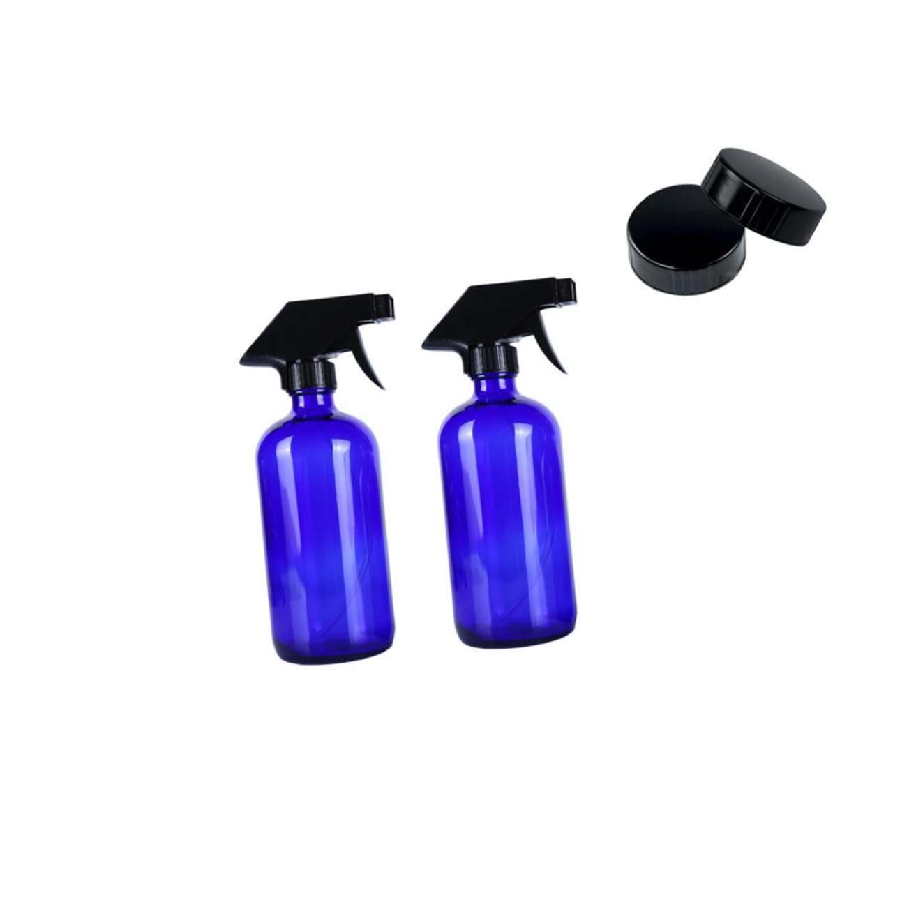 3 Stück 500ml Glas Sprühflasche als Nachfüllflasche | Reise, Gleichmäßiger Sprühnebel, Transparentes Design, Geeignet für Parfüm und Pure Dew