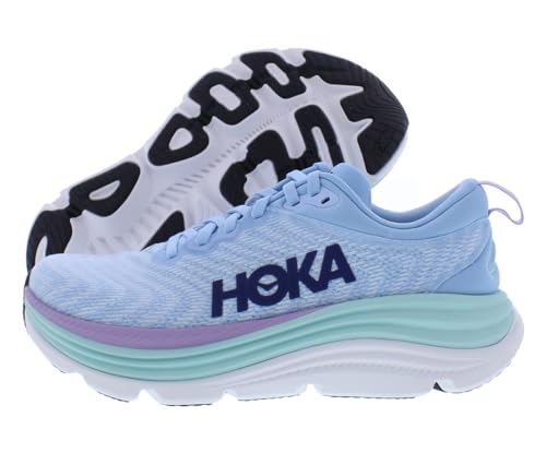 HOKA ONE ONE Gaviota 5 Womens Shoes Size 8.5, Color: Airy Blue/Sunlit Ocean