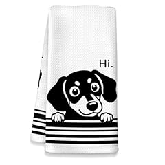 02-funny Dachshund Towels(01)