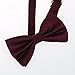 Dan Smith DBC2019 Marron Wedding Bowties Checkered Pre-tied Bowtie