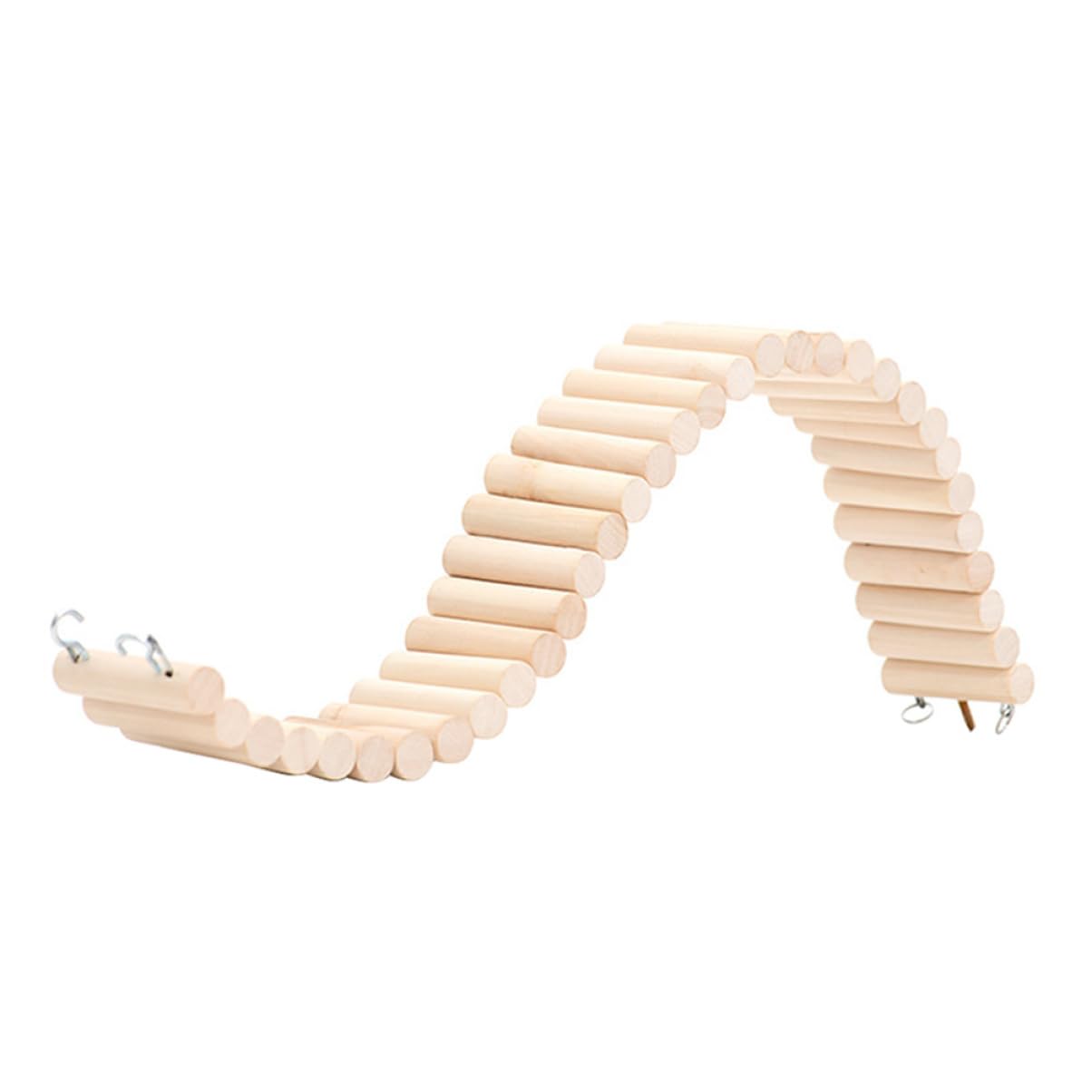 minkissyHamster plank swing wood hamster toy parrot ladder toy small animal wooden ladder wood Parrot chew ladder toys for turtles chew toys Pet Hamster Toy climbing equipment to climb