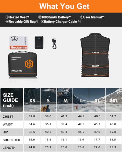 Hecusma Khaki Flauschige Heizweste Damen mit 16000mAh 7.4V Powerbank inklusive, Sherpa Beheizte Weste Damen, Elektrische Fleece Wärmeweste für Outdoor-Ski-M