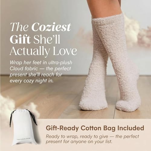 Image of Unboxme Gifts Warm & Cozy Ultra-Luxe Cloud Fuzzy Socks, Gifts for Women