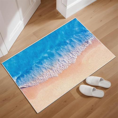 Tapete decorativo LHOMKCV 2x3ft oceánico antideslizante miniatura 3