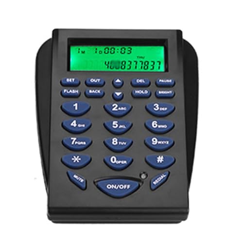 Pratico Telefono per il Traffico con Retroilluminazione a LED Cuffia per Call Center per da Ufficio con Display ID Chiamante con Cancellazione del Rumore Supporto per