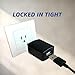 SinitoAula 5V2A Power Adapter Plug for Wall Outlet -UL Certified, Black, 2pcs, 10W USB Charger Block for Cell Phones, Tablets, Earphones, Power Banks, Smart Wearables, Toys and More Electronic Gadgets