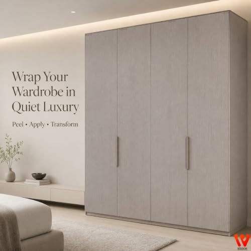 Image of WISDOM Wood Grain Wallpaper Peel and Stick Self-Adhesive Removable Waterproof Textured Thick Vinyl Contact Paper for Cabinet, Wall, Furniture, Countertop 24x120 in, Faded Brown