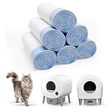 120 Count 26' x 11.8' Cat Litter Box Liners for Fsitego and Fumoi Self Cleaning Litter Box, Extra Thick Heavy Duty Cat Litter Bags Replacement, 3-4 Gallons of Capacity