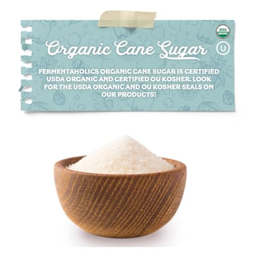 Fermentaholics Organic Cane Sugar | OU Kosher | Natural Sweetener for Cooking, Fermentation, Beverages, & More | Non GMO & Gluten Free | No Additives - Thumbnail 3