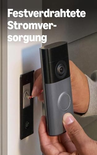 Ring Wired Video Doorbell (neueste Gen.) | Mit Netzteil | Videotürklingel-Kamera mit Retinal 2K und optimiertem Zoom (bis zu 6x)… – Ansicht 6