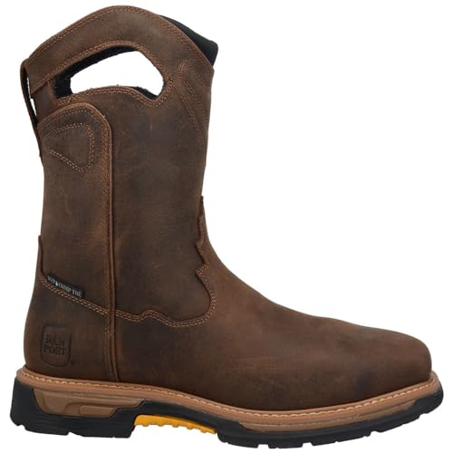 Image of Dan Post Mens Warrior 11 Inch Waterproof Square Toe Work Safety Shoes Casual - Brown