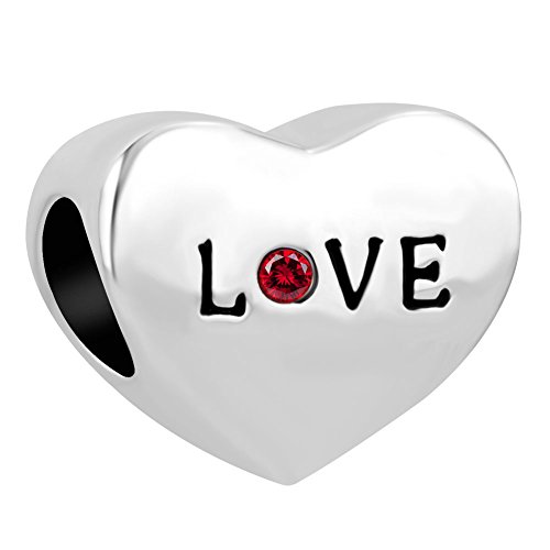 Abalorio de autismo de cobre con forma de corazón para pulseras tipo Pandora 2